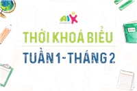 Thời khoá biểu tuần 1 tháng 2 năm 2024