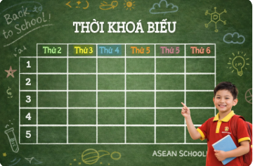 THỜI KHÓA BIỂU THÁNG 4 NĂM HỌC 2025-2026
