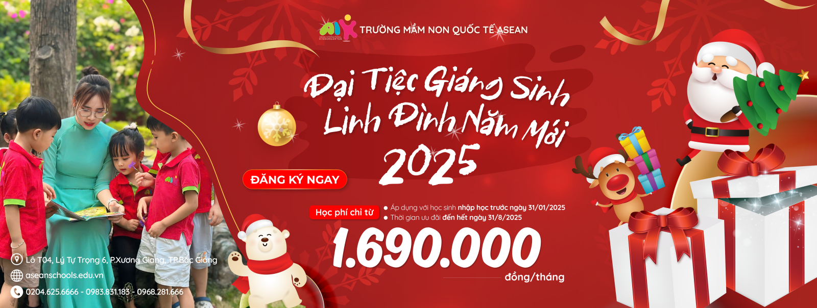 Tuyển sinh mầm non Aseanschool năm học 2024-2025